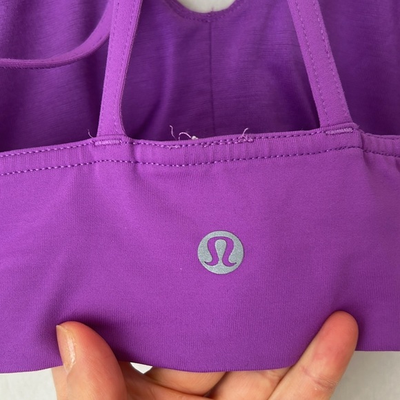 Lululemon As You Like Bra Moonlit Magenta purple size 4 small adjustable padded - Picture 9 of 10